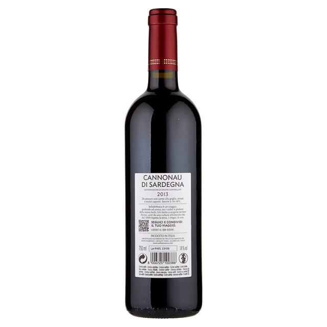 Vino Cannonau Sella&Mosca DOC 75 cl