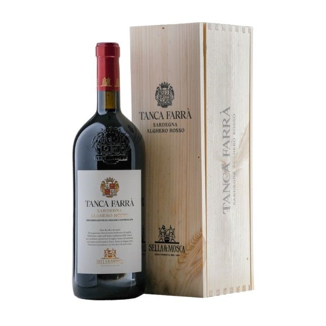 Vino Tanca Farrà Sella&Mosca cassa in legno cl 150