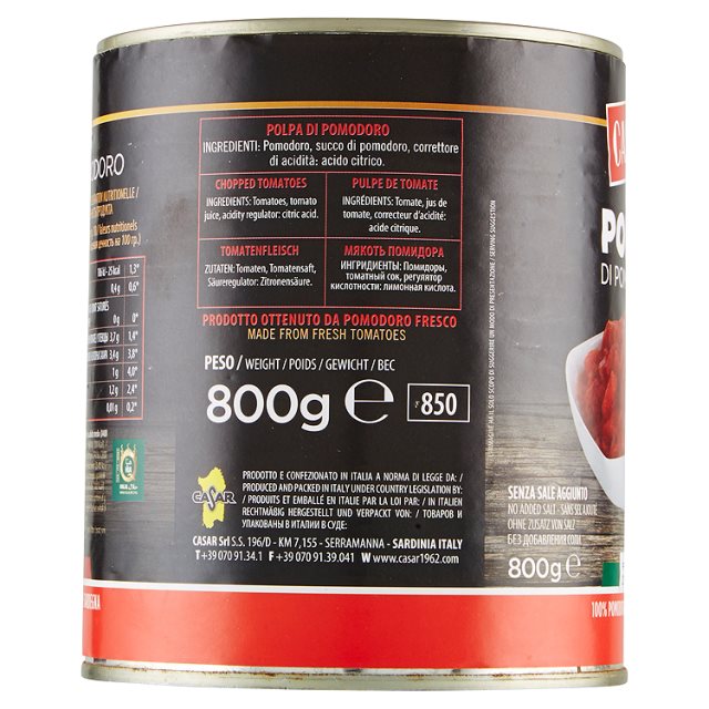 Polpa di pomodoro Casar 800 grammi