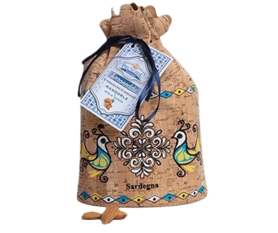 Pruneddu Torroncini mandorle 200gr in borsetta di sughero