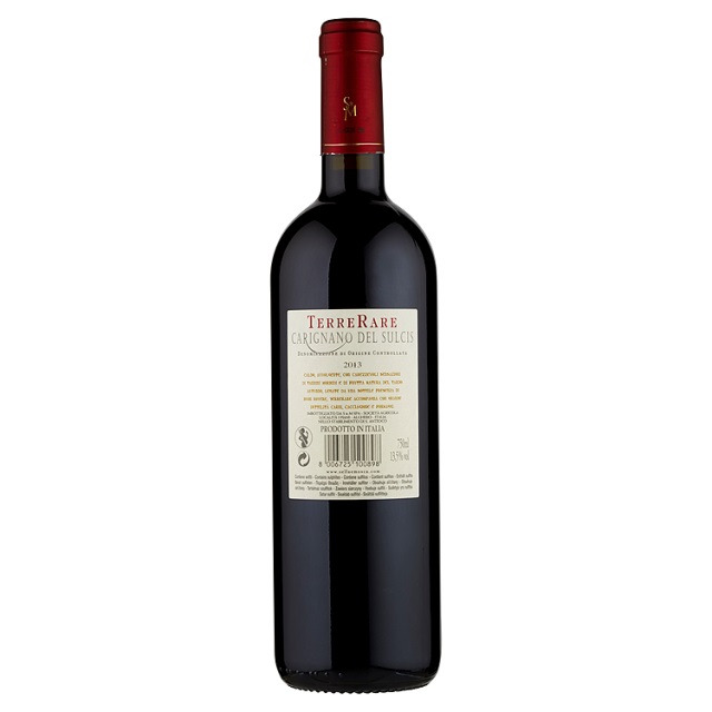 Vino Carignano Terre Rare DOC 75 cl